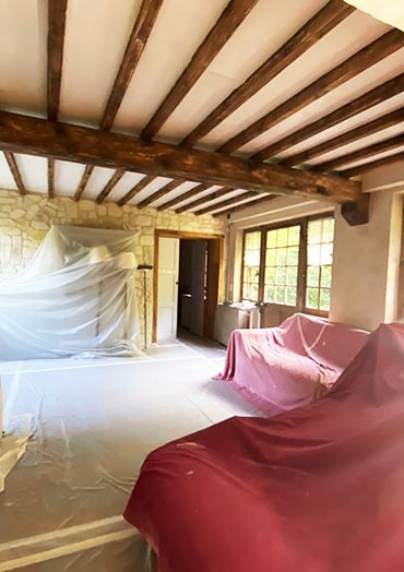 renovation peinture maison Saint Leger Yvelines 78